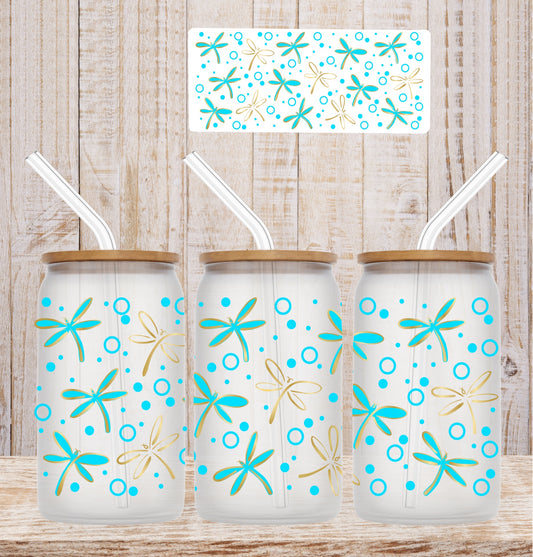 Dragonflies  16oz UV DTF
