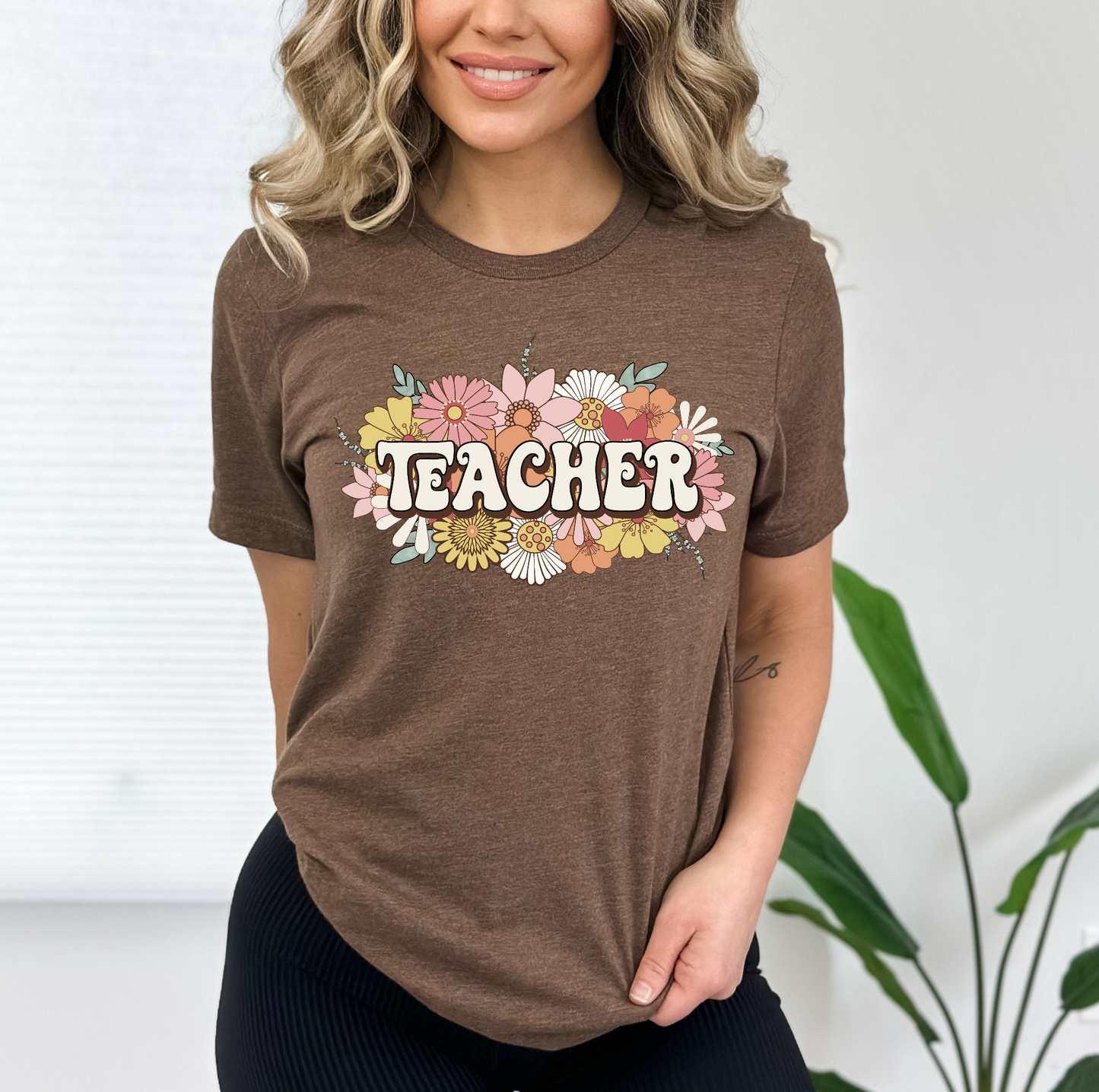 Floral Teacher DTF
