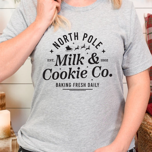 Milk and Cookies Co. Screen Print Transfer