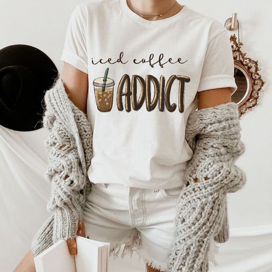 Iced Coffee Addict DTF