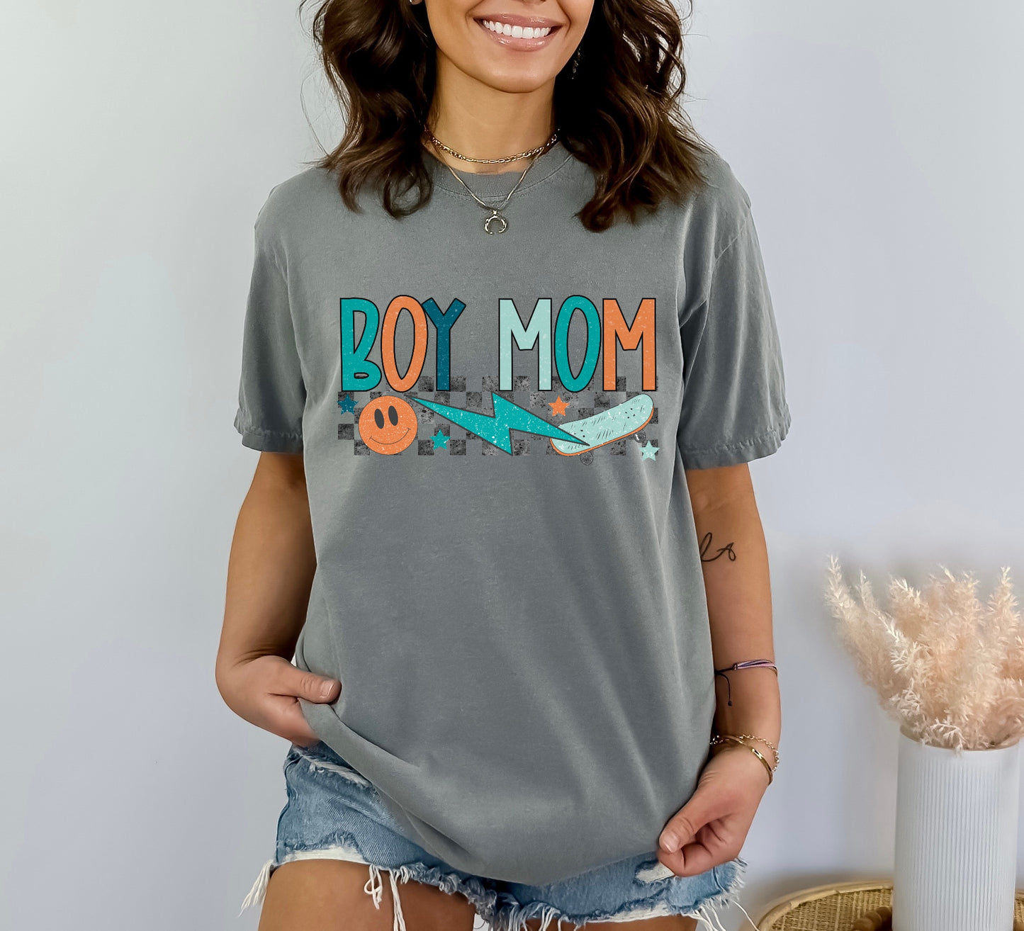Boy Mom Skateboard DTF
