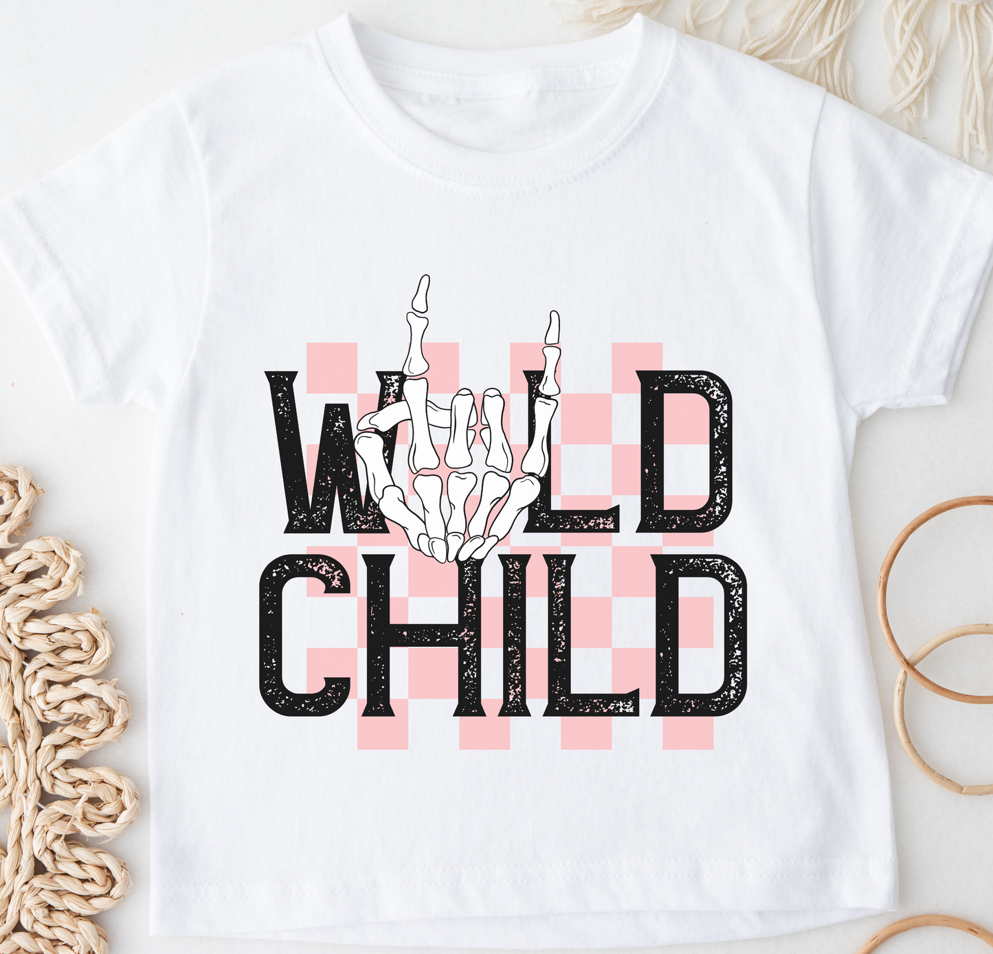 YOUTH Pink Wild Child DTF