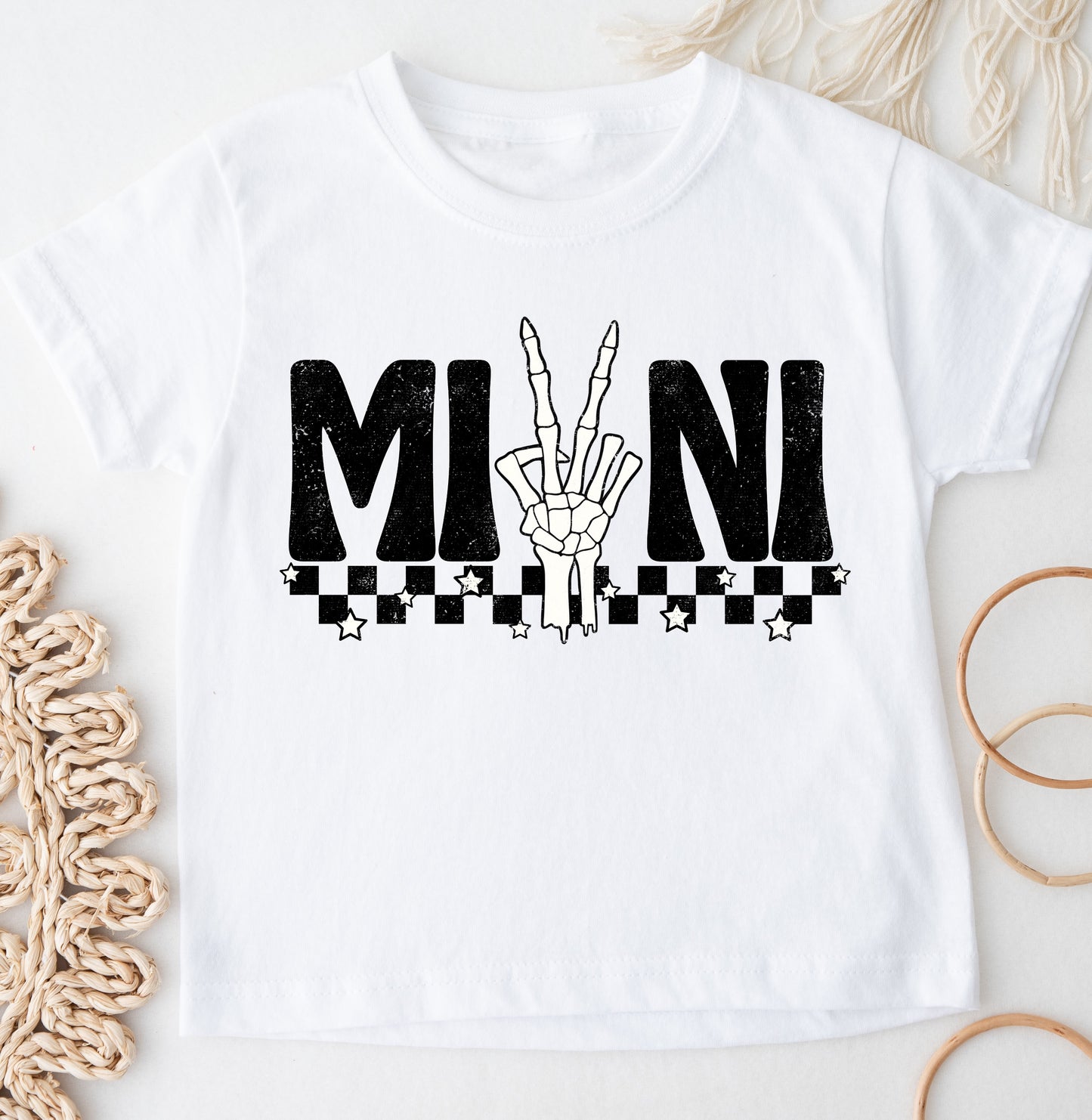 YOUTH Mini Skeleton Hand (mommy and me) DTF