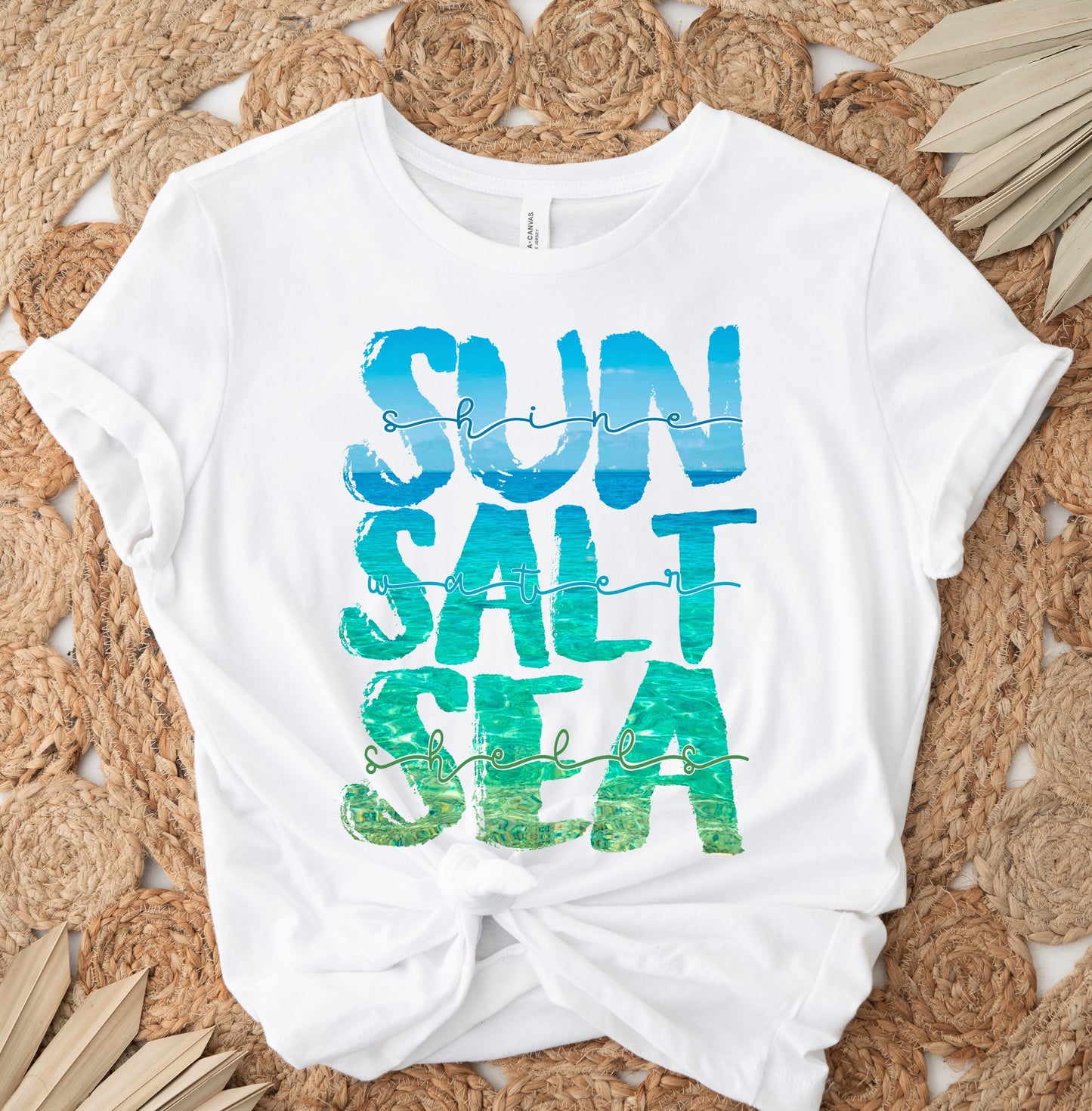 Sunshine Saltwater SeaShells  DTF
