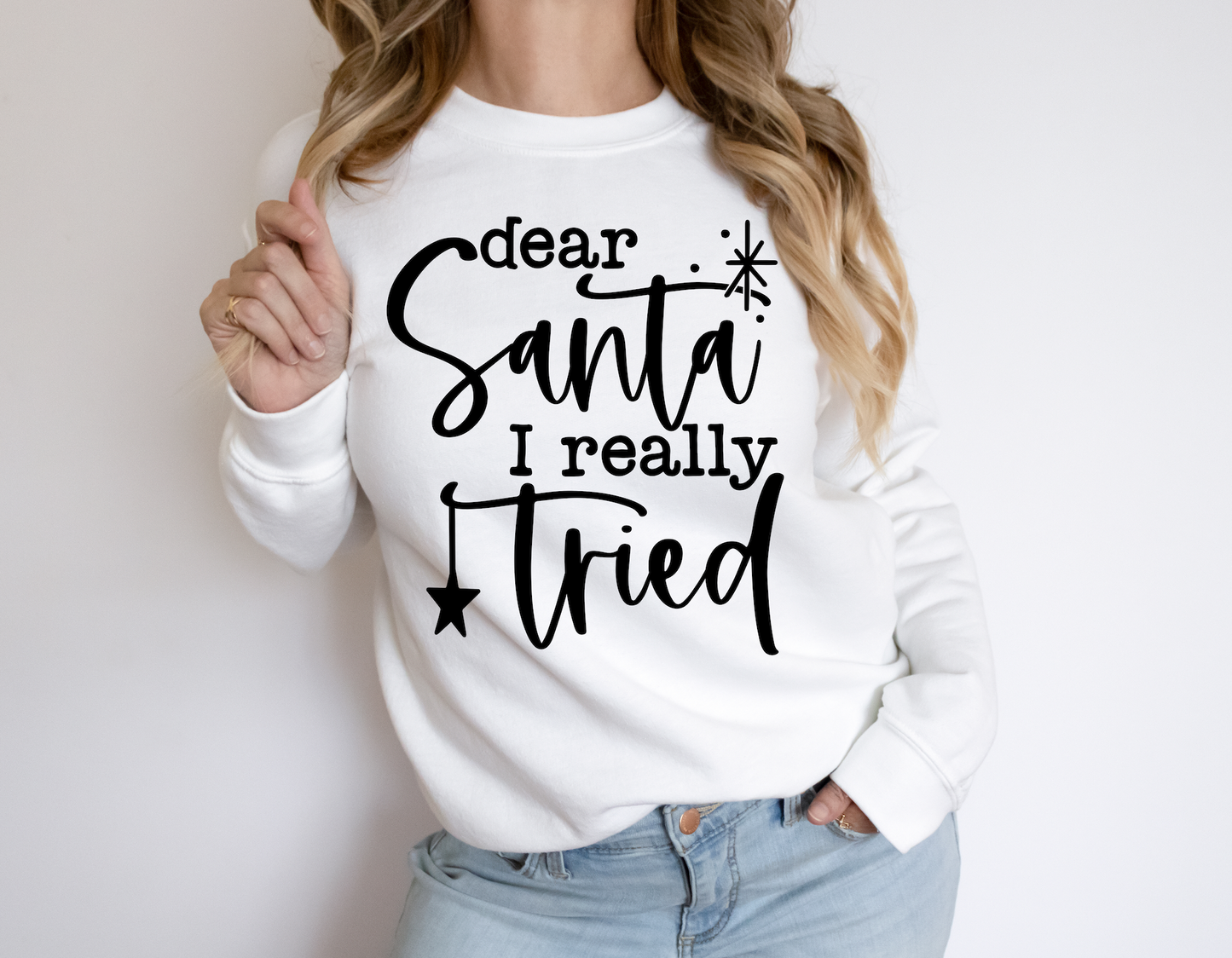 Santa I tried (Ready to Ship)