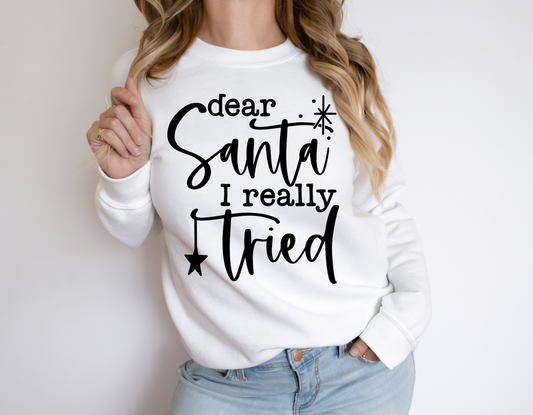 Santa I tried (Ready to Ship)