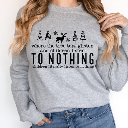 GOOD Children Listen to Nothing Screen Print Transfer
