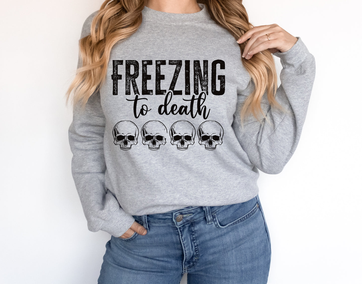 GOOD Freezing to death Screen Print Transfer