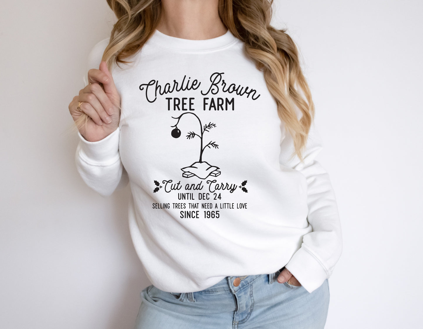 Charlie Tree Farm Single Color Screen Print Transfer