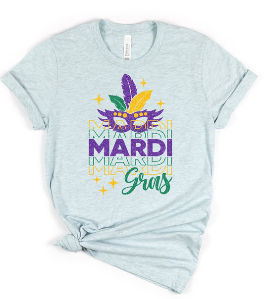 Mardi Gras Glitter DTF