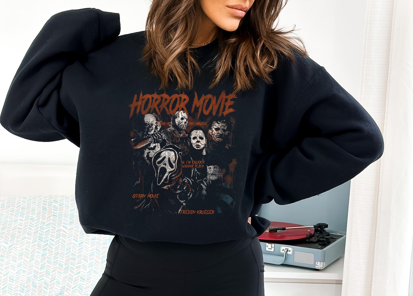 Horror Movies DTF (for black garments only)